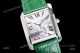 Swiss Grade Cartier Tank 1904MC Mens Watches SS Green Strap (3)_th.jpg